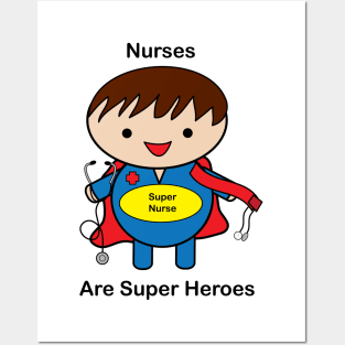 Nurse Male Super Hero Posters and Art